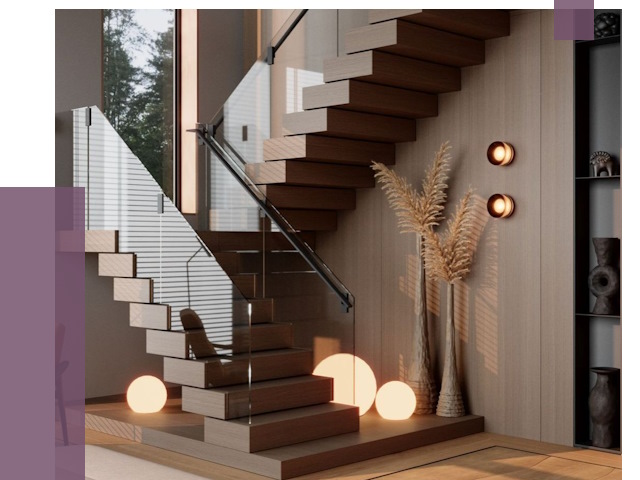 Изготовление и монтаж лестниц в Набережных Челнах от 86343 руб. | ПРОЛЁТ-Нбр