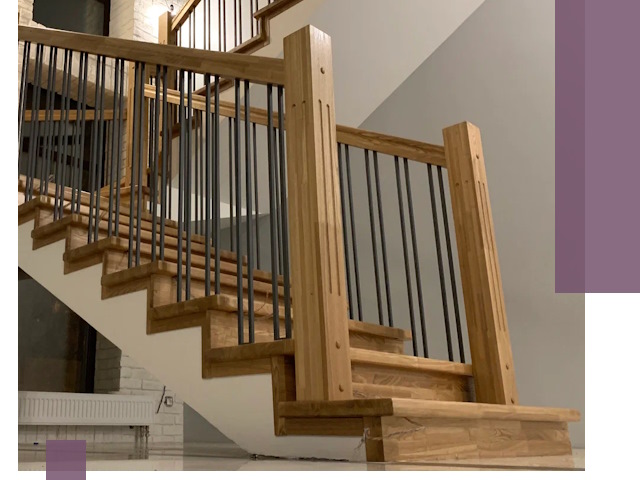 Реставрация деревянных и металлических лестниц в Набережных Челнах