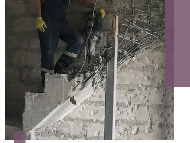 Демонтаж металлических и бетонных лестниц в Набережных Челнах