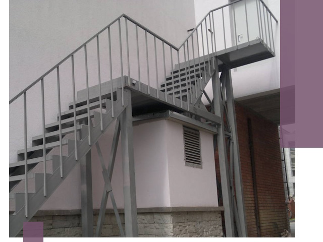 Монтаж пожарных лестниц под ключ в Набережных Челнах с гарантией качества