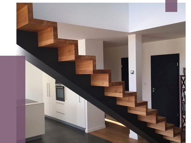 Изготовление деревянных лестниц в Набережных Челнах от 86343 руб. | ПРОЛЁТ-Нбр