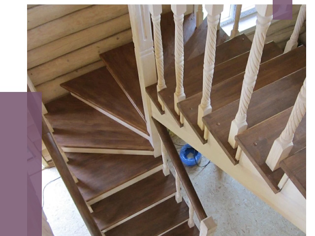 Реставрация деревянных лестниц в Набережных Челнах от 4266 руб.