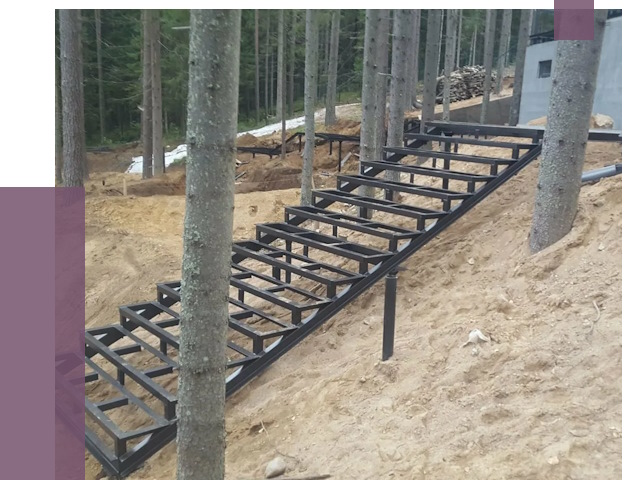 Монтаж металлических лестниц в Набережных Челнах от 13459 руб. 