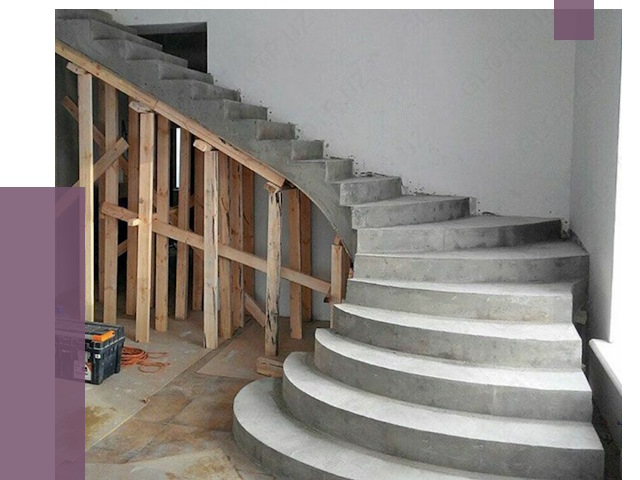 Изготовление бетонных лестниц под ключ в Набережных Челнах от 19808 руб. | ПРОЛЁТ-Нбр