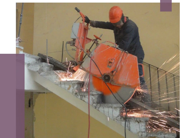 Демонтаж бетонных лестниц в Набережных Челнах от 4571 руб. за м2 | ПРОЛЁТ-Нбр