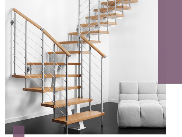 Модульные лестницы под ключ в Набережных Челнах — монтаж и изготовление