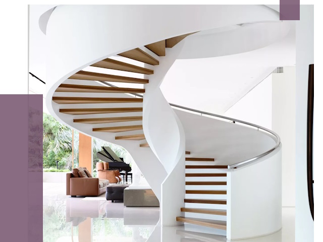 Винтовые лестницы в Набережных Челнах под ключ от 48251 руб. | ПРОЛЁТ-Нбр