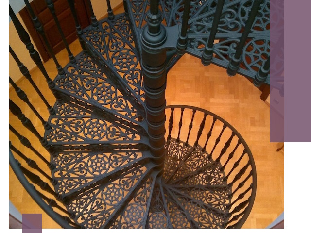 Винтовые лестницы под ключ в Набережных Челнах: производство и монтаж