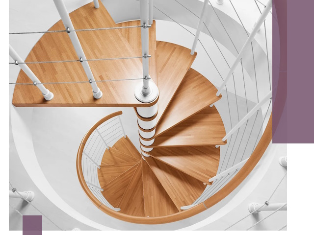 Изготовление винтовых лестниц под ключ в Набережных Челнах