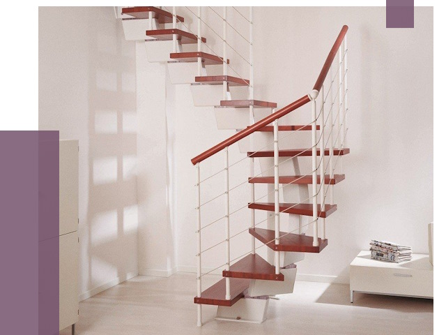 Изготовление лестниц на больцах в Набережных Челнах от 9650 руб. | ПРОЛЁТ-Нбр