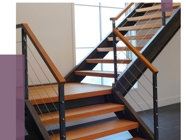 Изготовление лестниц на металлокаркасе в Набережных Челнах от 18792 руб. | ПРОЛЁТ-Нбр