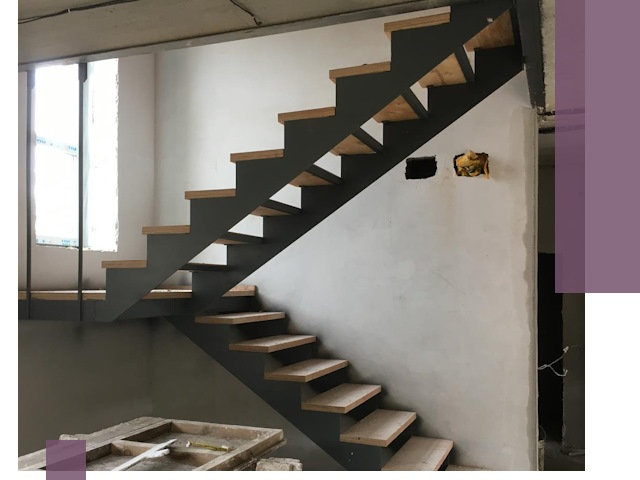 Изготовление лестниц на металлокаркасе в Набережных Челнах от производителя