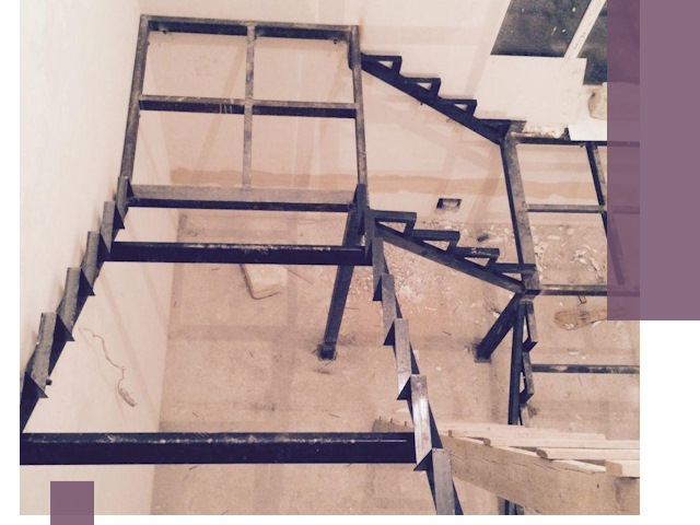 Монтаж лестниц на металлокаркасе в Набережных Челнах быстро и качественно