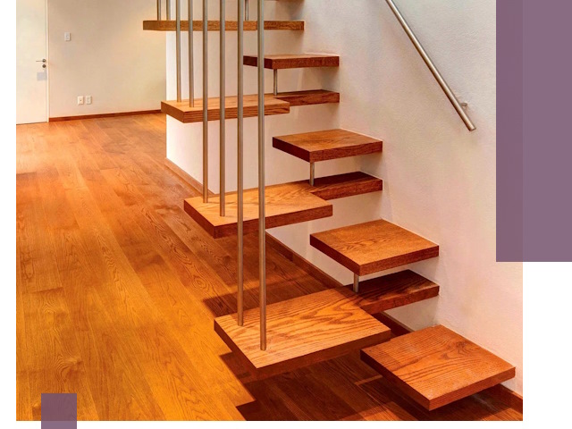 Лестницы «гусиный шаг» на заказ в Набережных Челнах для узких пространств