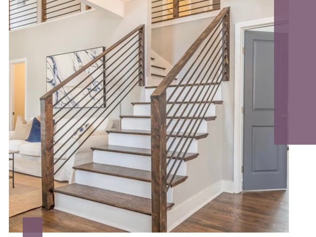 Лестницы для коттеджа под ключ в Набережных Челнах — изготовление и монтаж