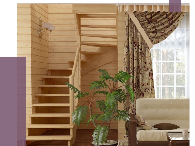 Лестницы для дачи в Набережных Челнах от 75423 руб.  | ПРОЛЁТ-Нбр