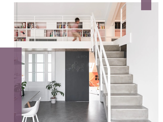 Лестницы для двухуровневой квартиры в Набережных Челнах от 175226 руб. | ПРОЛЁТ-Нбр