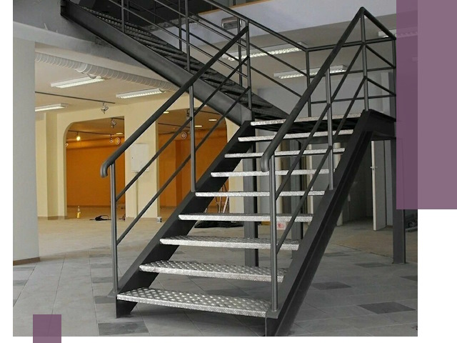 Лестницы для офиса в Набережных Челнах: изготовление, монтаж, демонтаж