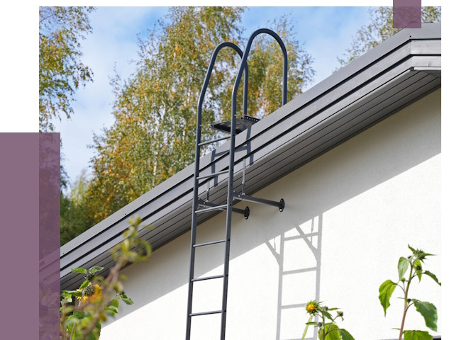 Лестницы на крышу в Набережных Челнах от 18995 руб. — монтаж и монтаж ПРОЛЁТ-Нбр