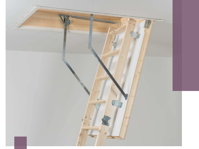 Установка чердачной лестницы под ключ в Набережных Челнах