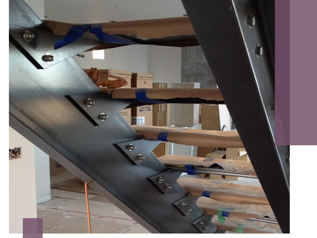 Усиление лестничных конструкций и усиление опор в Набережных Челнах