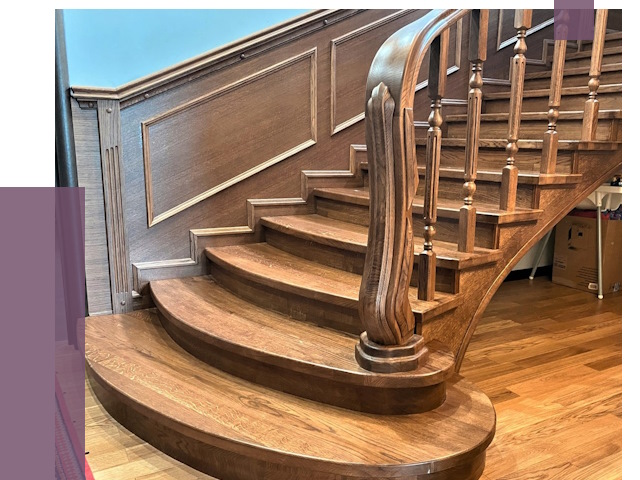 Дубовые лестницы под ключ в Набережных Челнах от 175226 руб. — ПРОЛЁТ-Нбр