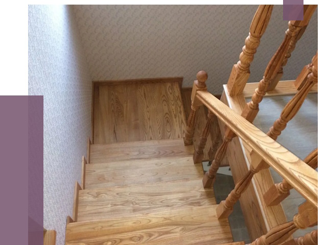 Сосновые лестницы в Набережных Челнах под ключ от 8025 руб.  | ПРОЛЁТ-Нбр