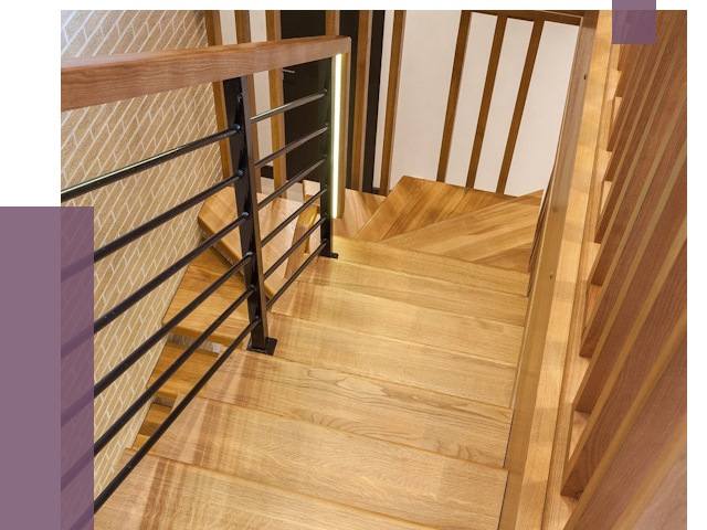 Лестницы из ясеня в Набережных Челнах под ключ от 9955 руб. 