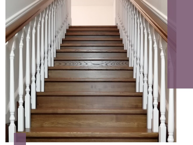 Лестницы из ясеня на заказ в Набережных Челнах — изготовление и монтаж