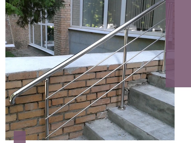 Перила из нержавеющей стали высокого качества в Набережных Челнах