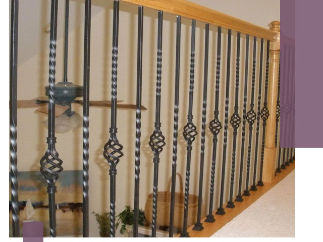 Изготовление и монтаж кованных перил в Набережных Челнах под ключ