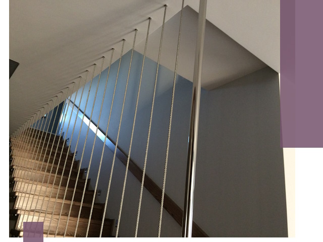 Тросовые перила под ключ в Набережных Челнах — производство и монтаж