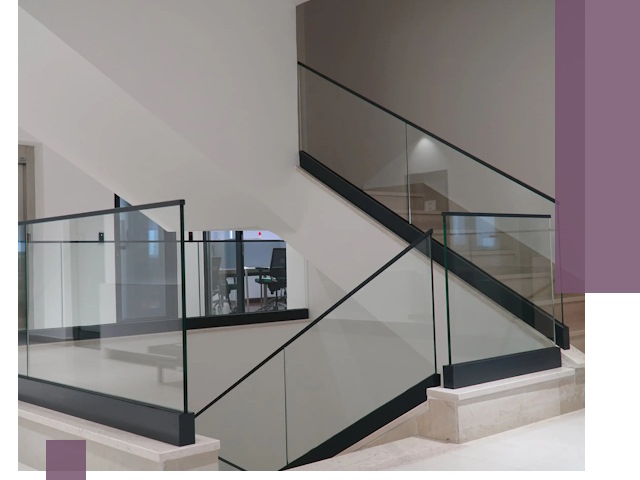 Стеклянные перила премиум-класса с установкой в Набережных Челнах