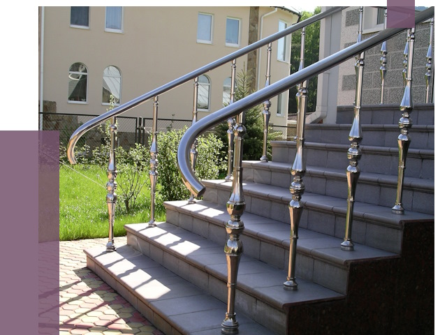 Перила для крыльца в Набережных Челнах от 10666 руб. — монтаж ПРОЛЁТ-Нбр