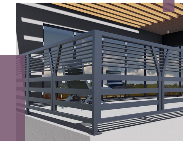 Изготовление балконных ограждений в Набережных Челнах от 10666 руб. | ПРОЛЁТ-Нбр