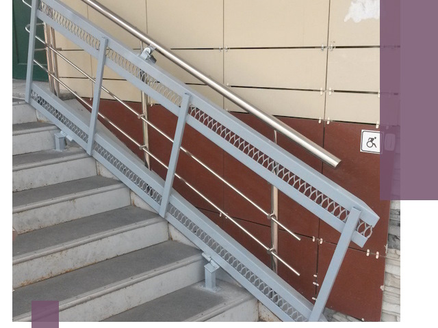 Изготовление откидных пандусов под ключ в Набережных Челнах