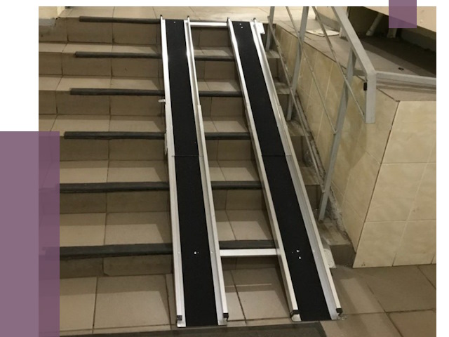 Установка пандуса в подъезд в Набережных Челнах от 7923 руб. под ключ | ПРОЛЁТ-Нбр