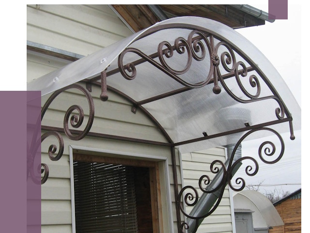 Изготовление козырьков в Набережных Челнах от 7314 руб. — заказать | ПРОЛЁТ-Нбр