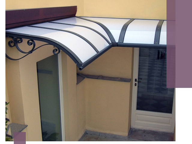 Монтаж козырьков любой сложности в Набережных Челнах под ключ