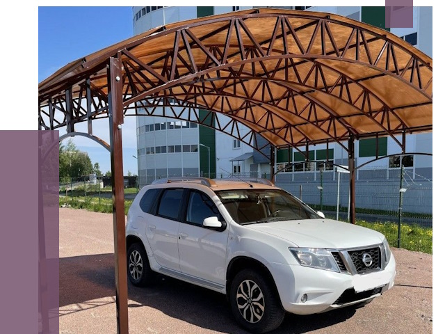 Недорогие навесы в Набережных Челнах от 42664 руб.  | ПРОЛЁТ-Нбр