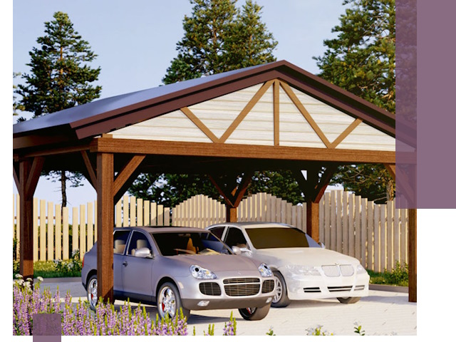 Навесы для автомобиля в Набережных Челнах — изготовление и монтаж