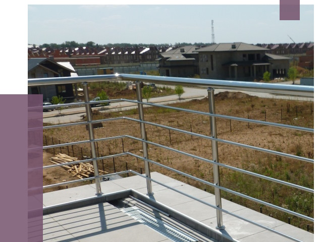 Парапеты из нержавеющей стали в Набережных Челнах от 7923 руб. за м² | ПРОЛЁТ-Нбр