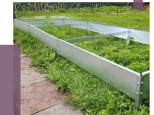 Металлические бордюры для грядок в Набережных Челнах от 1778 руб. 