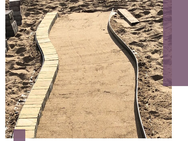 Металлические бордюры для тротуаров в Набережных Челнах — прочные и долговечные