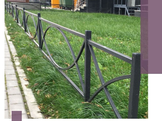 Газонные ограждения из металла в Набережных Челнах — монтаж и продажа