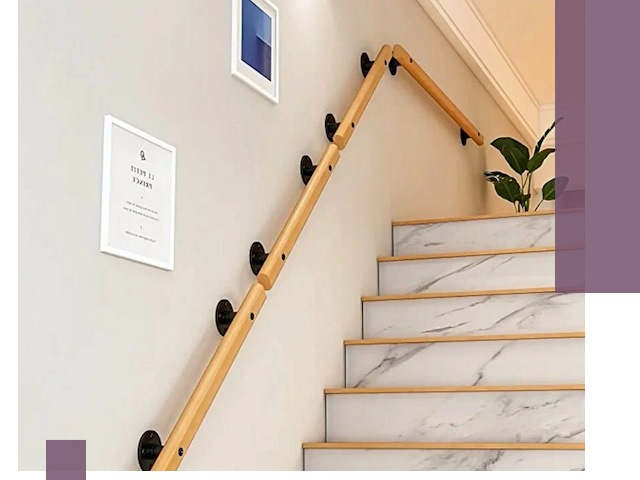 Поручни металлические и деревянные под ключ в Набережных Челнах