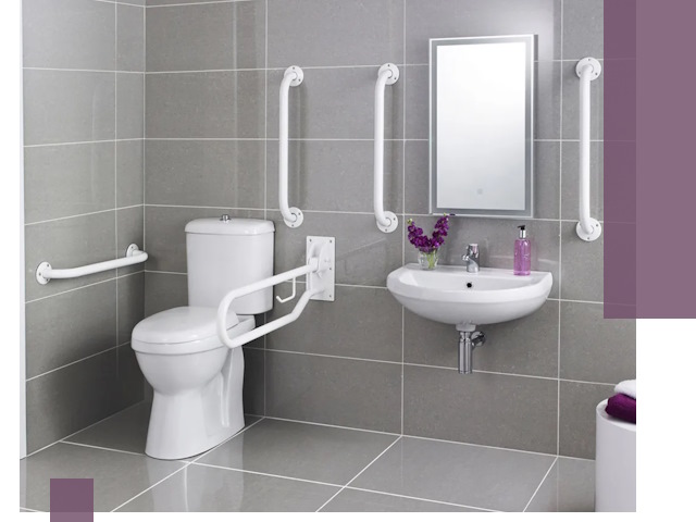 Поручни для санузлов в Набережных Челнах: установка, ремонт и монтаж