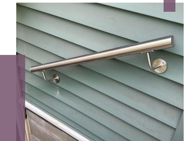 Поручни из нержавеющей стали в Набережных Челнах от 7619 руб.  | ПРОЛЁТ-Нбр